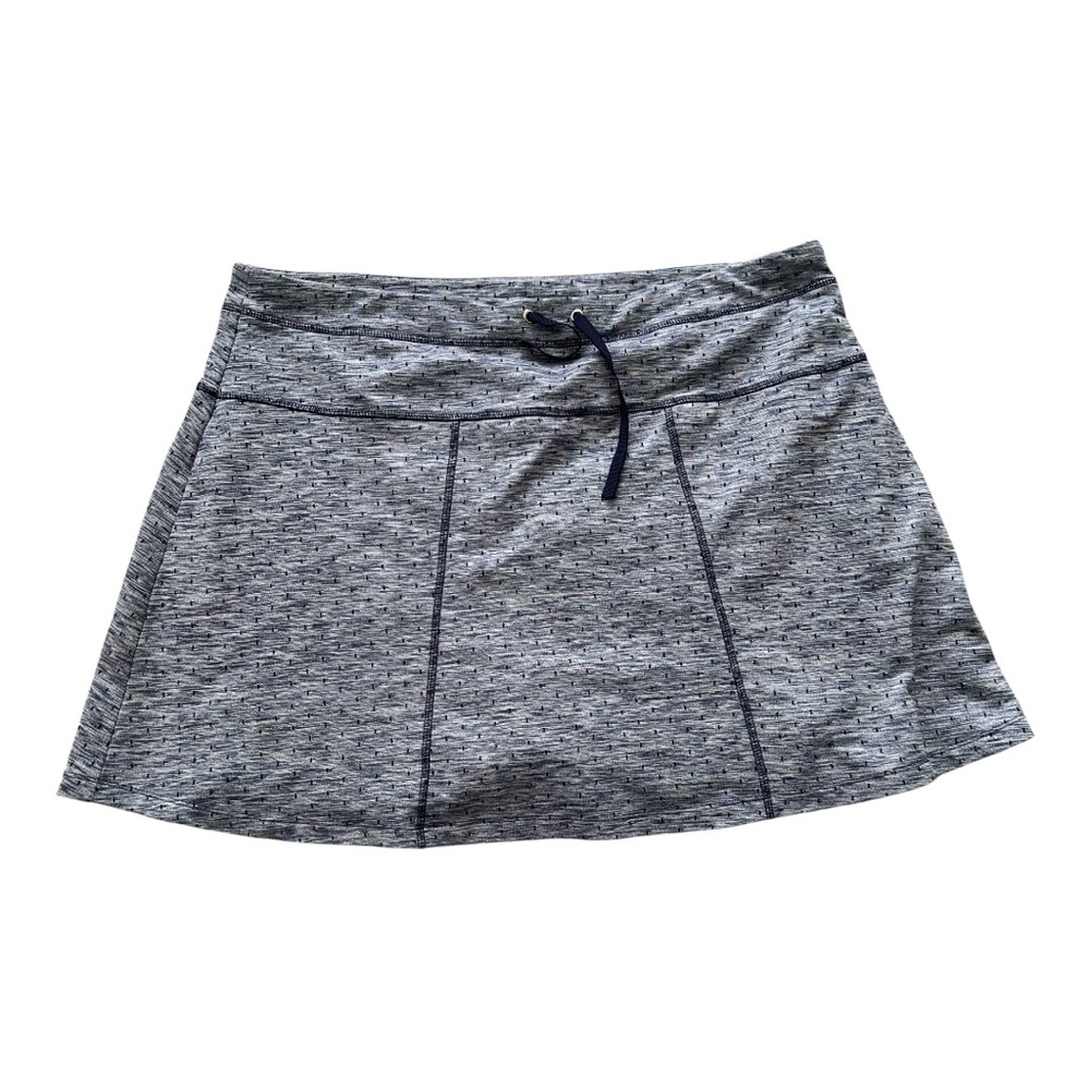 Kim Rogers Gray Heather Athletic Skort with Drawstring- XL